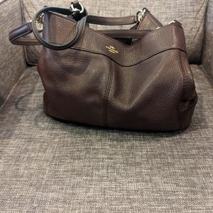 Coach Chocolate leather purse